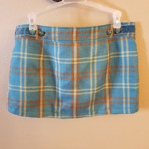 Cute Plaid Hollister Mini Size 7